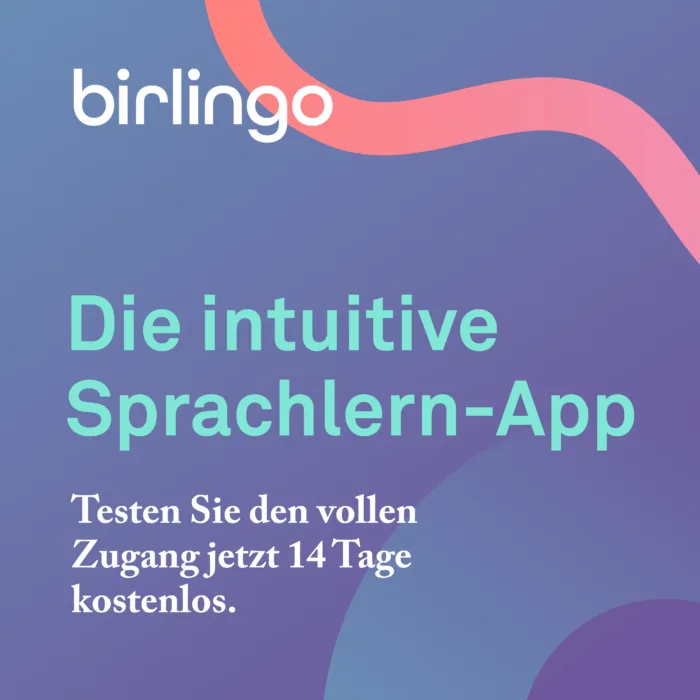 Birlingo – Beispiel-Ad