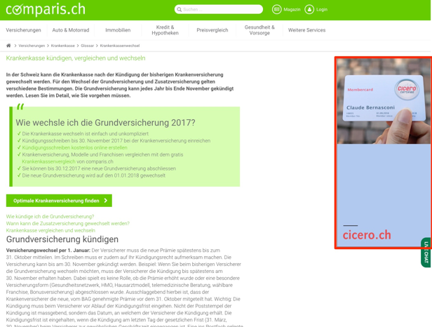 Google Ads Displayanzeigen - Standout GmbH Luzern